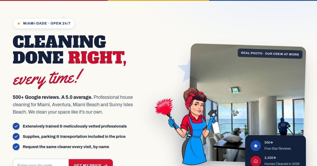 Clean My Mess Cleaning Services Miami — Home & Auto in Miami