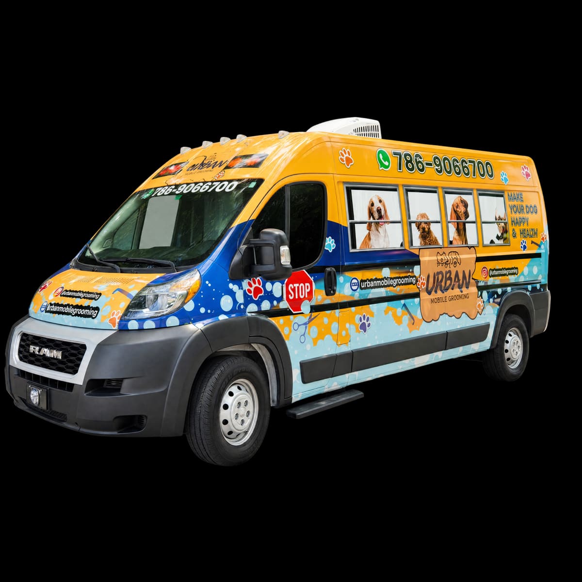 Urban Mobile Grooming — Pet Care in Miami